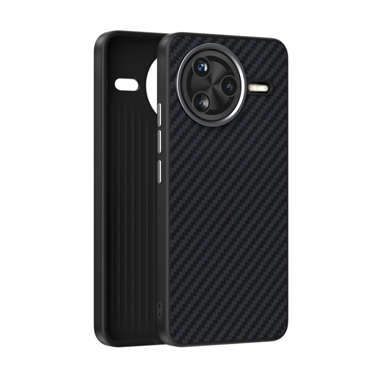 ABEEL C Carbon Fiber Series 6D Micro Relief MagSafe Phone Case, For Redmi K80, For Redmi K80 Pro Champion Edition