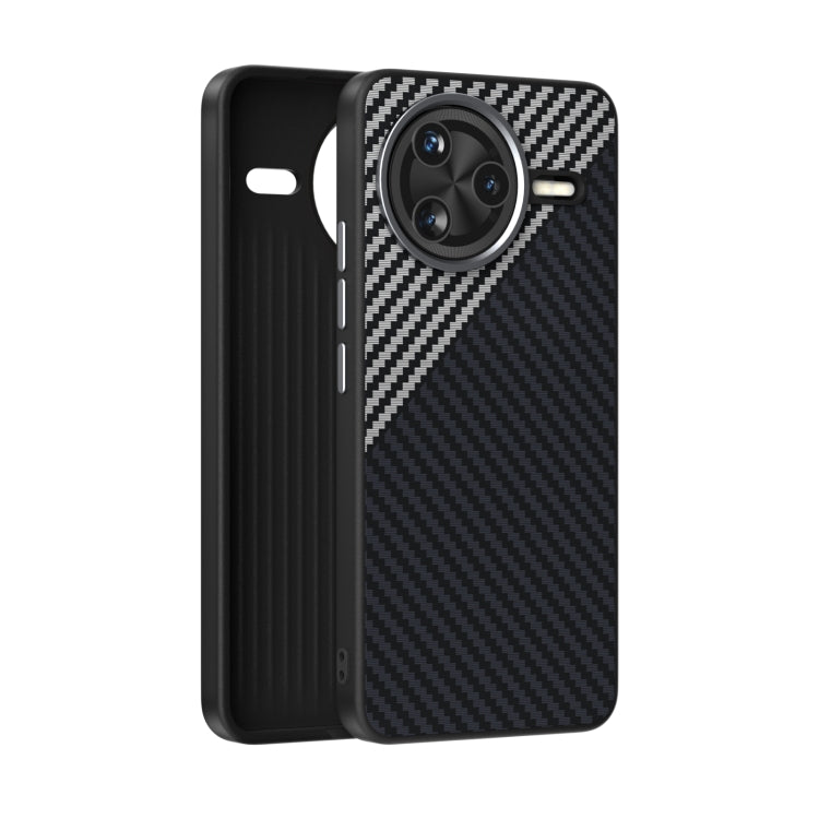 ABEEL C Carbon Fiber Series 6D Micro Relief MagSafe Phone Case, For Redmi K80, For Redmi K80 Pro Champion Edition