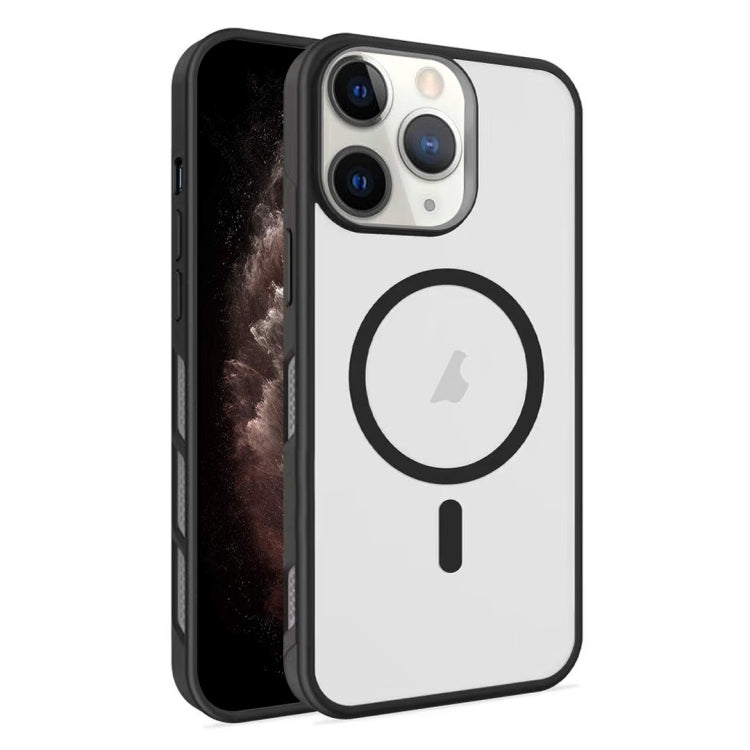 Frosted Translucent Side Ice Fog Cooling MagSafe Phone Case, For iPhone 11 Pro Apple Accessories engfro5041 More iPhone Cases - APEXEL INDIA - Mobile Lens - Mobile Camera Lens - Cellphone Accessories - Phone Lens - Smartphone Lens