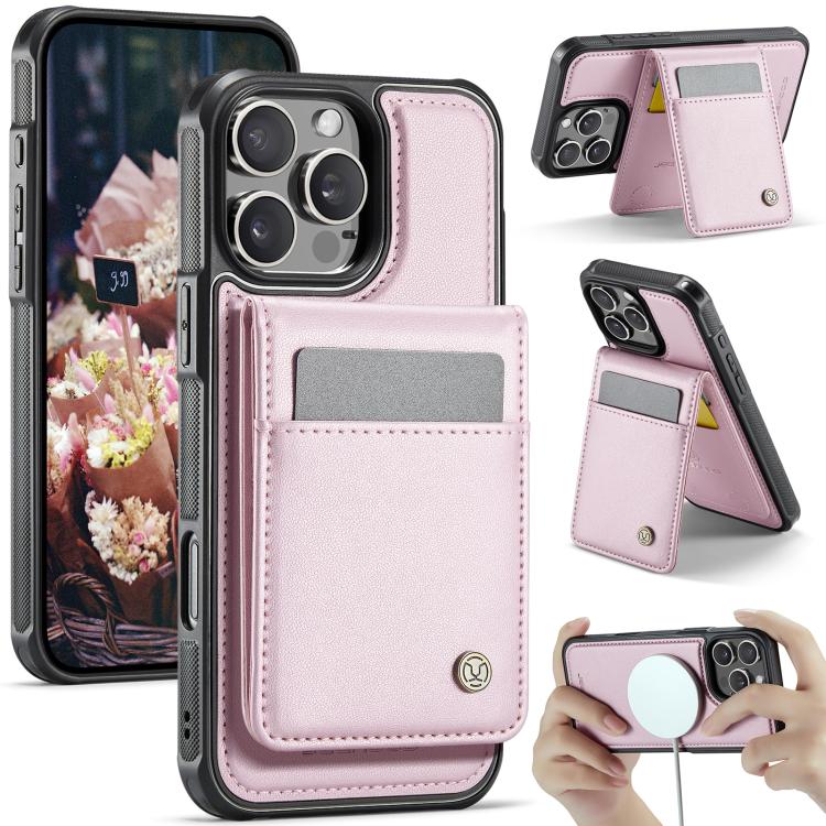 JEEHOOD J06 British Style RFID MagSafe Card Bag PU Phone Case, For iPhone 16, For iPhone 15 Pro Max, For iPhone 15 Pro, For iPhone 15 Plus Apple Accessories engjee5043 iPhone 16 - JEEHOOD - Mobile Lens - Mobile Camera Lens - Cellphone Accessories - Phone Lens - Smartphone Lens