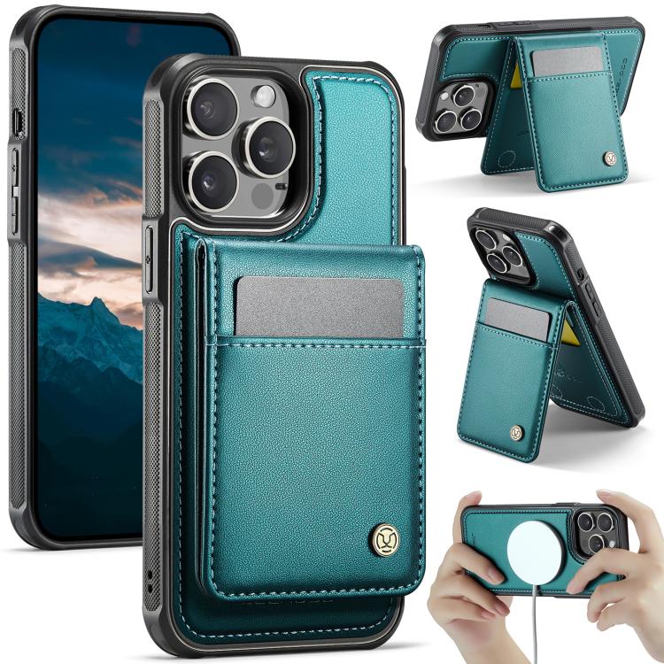 JEEHOOD J06 British Style RFID MagSafe Card Bag PU Phone Case, For iPhone 15, For iPhone 14 Plus, For iPhone 14, For iPhone 14 Pro Apple Accessories engjee5047 iPhone 15 - JEEHOOD - Mobile Lens - Mobile Camera Lens - Cellphone Accessories - Phone Lens - Smartphone Lens