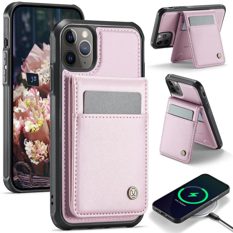 JEEHOOD J06 British Style RFID MagSafe Card Bag PU Phone Case, For iPhone 13, For iPhone 12 / 12 Pro, For iPhone 12 Pro Max, For iPhone 11 Pro Max Apple Accessories engjee5049 More iPhone Cases - JEEHOOD - Mobile Lens - Mobile Camera Lens - Cellphone Accessories - Phone Lens - Smartphone Lens