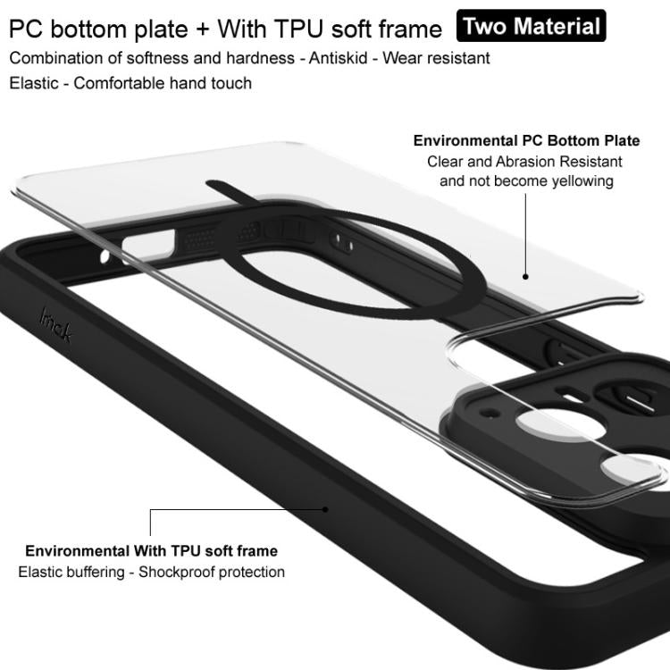 imak UX-9A Series MagSafe Four-corner Airbag Shockproof Phone Case, For Honor Magic8 Pro, For Honor Magic7 Pro, For Honor Magic7 Mobile Accessories - imak - Mobile Lens - Mobile Camera Lens - Cellphone Accessories - Phone Lens - Smartphone Lens
