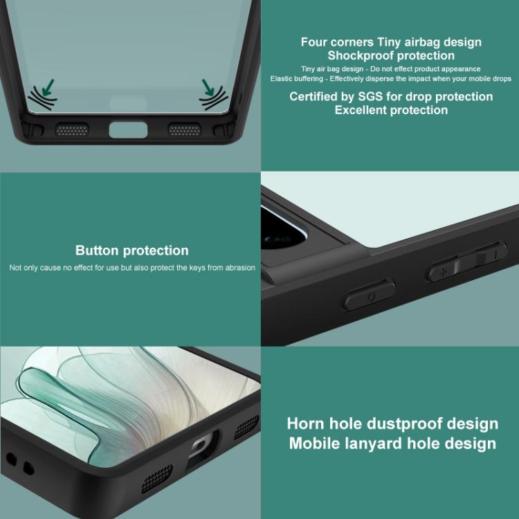 imak UX-9A Series MagSafe Four-corner Airbag Shockproof Phone Case, For Honor Magic8 Pro, For Honor Magic7 Pro, For Honor Magic7 Mobile Accessories - imak - Mobile Lens - Mobile Camera Lens - Cellphone Accessories - Phone Lens - Smartphone Lens