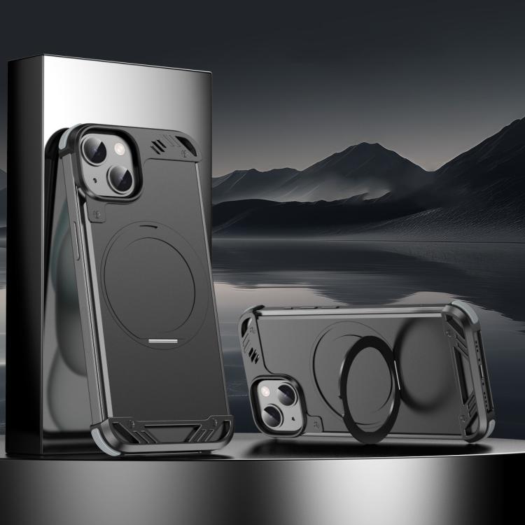 R-JUST RJ63-1 Frameless Aroma Mecha MagSafe Holder Phone Case, For iPhone 13 Apple Accessories engr-j5076 More iPhone Cases - R-JUST - Mobile Lens - Mobile Camera Lens - Cellphone Accessories - Phone Lens - Smartphone Lens