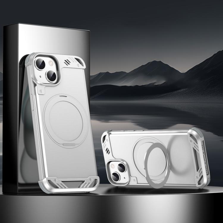 R-JUST RJ63-1 Frameless Aroma Mecha MagSafe Holder Phone Case, For iPhone 13 Apple Accessories engr-j5076 More iPhone Cases - R-JUST - Mobile Lens - Mobile Camera Lens - Cellphone Accessories - Phone Lens - Smartphone Lens