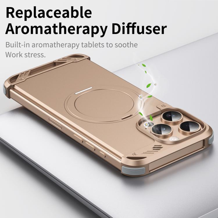 R-JUST RJ63-1 Frameless Aroma Mecha MagSafe Holder Phone Case, For iPhone 13 Apple Accessories engr-j5076 More iPhone Cases - R-JUST - Mobile Lens - Mobile Camera Lens - Cellphone Accessories - Phone Lens - Smartphone Lens