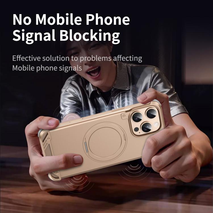 R-JUST RJ63-1 Frameless Aroma Mecha MagSafe Holder Phone Case, For iPhone 13 Apple Accessories engr-j5076 More iPhone Cases - R-JUST - Mobile Lens - Mobile Camera Lens - Cellphone Accessories - Phone Lens - Smartphone Lens