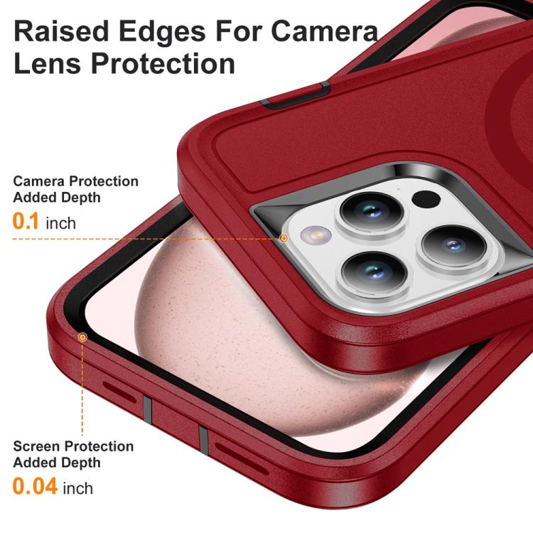 Life Waterproof Rugged MagSafe Magnetic Phone Case, For iPhone 16 Pro Max, For iPhone 16 Pro, For iPhone 16 Plus, For iPhone 16 Apple Accessories englif5103 iPhone 16 Pro Max - APEXEL INDIA - Mobile Lens - Mobile Camera Lens - Cellphone Accessories - Phone Lens - Smartphone Lens