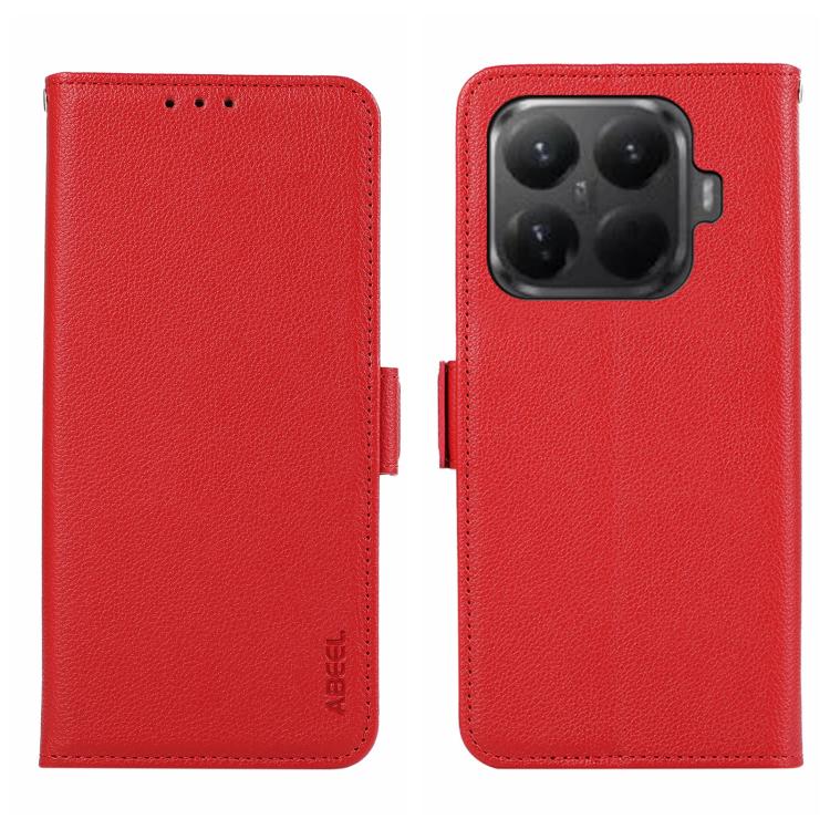 ABEEL Side-Magnetic Litchi Pattern Leather RFID Phone Case, For Xiaomi 17T Pro 5G, For Xiaomi 17T 5G, For Xiaomi 17 Pro Max, For Xiaomi 17 Pro, For Xiaomi 17, For Xiaomi 15T Pro 5G