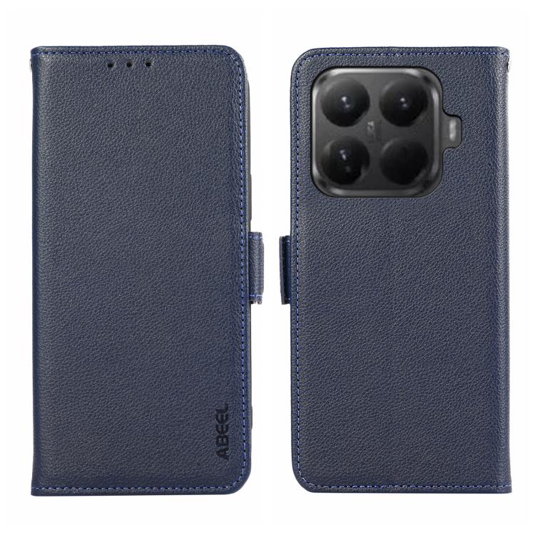 ABEEL Side-Magnetic Litchi Pattern Leather RFID Phone Case, For Xiaomi 17T Pro 5G, For Xiaomi 17T 5G, For Xiaomi 17 Pro Max, For Xiaomi 17 Pro, For Xiaomi 17, For Xiaomi 15T Pro 5G