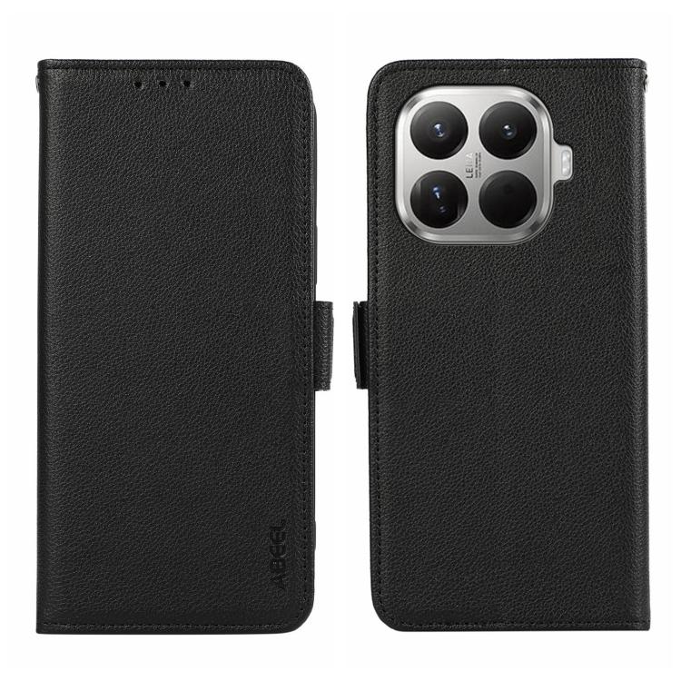 ABEEL Side-Magnetic Litchi Pattern Leather RFID Phone Case, For Xiaomi 17T Pro 5G, For Xiaomi 17T 5G, For Xiaomi 17 Pro Max, For Xiaomi 17 Pro, For Xiaomi 17, For Xiaomi 15T Pro 5G