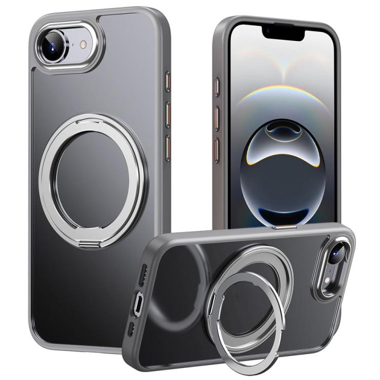 Frosted 360 Degree MagSafe Magnetic Holder Phone Case, For iPhone 16e Apple Accessories engfro5120 iPhone 16e - APEXEL INDIA - Mobile Lens - Mobile Camera Lens - Cellphone Accessories - Phone Lens - Smartphone Lens