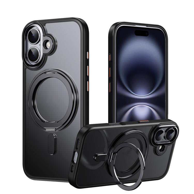 Frosted 360 Degree MagSafe Magnetic Holder Phone Case, For iPhone 17, For iPhone Air