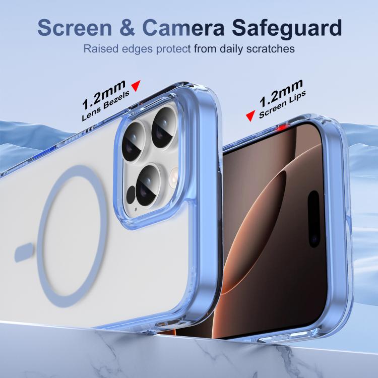 Translucent Frosted MagSafe Phone Case with AI Button, For iPhone 16 Pro Max, For iPhone 16 Pro, For iPhone 16 Plus, For iPhone 16 Apple Accessories engtra5139 iPhone 16 Pro Max - APEXEL INDIA - Mobile Lens - Mobile Camera Lens - Cellphone Accessories - Phone Lens - Smartphone Lens