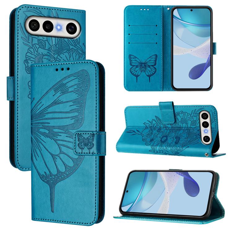 Embossed Butterfly Leather Phone Case, For vivo X300 FE 5G Russia / 5G Zeiss, For vivo X300s 5G, For vivo V70 FE 5G