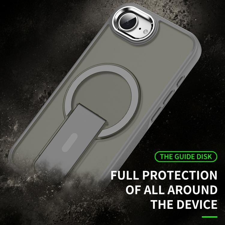 Acrylic Hybrid TPU MagSafe Holder Phone Case, For iPhone 16e Apple Accessories engacr5678 iPhone 16e - APEXEL INDIA - Mobile Lens - Mobile Camera Lens - Cellphone Accessories - Phone Lens - Smartphone Lens