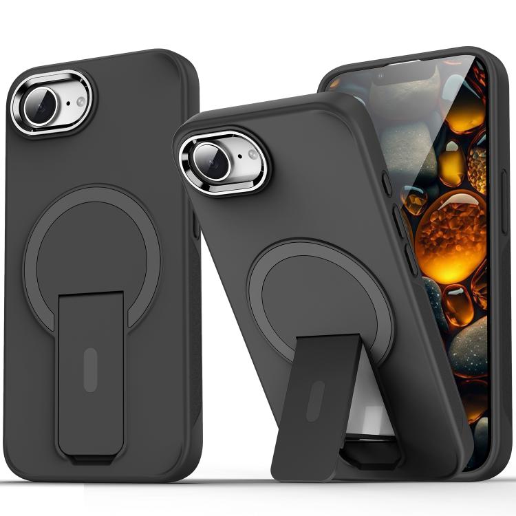 Acrylic Hybrid TPU MagSafe Holder Phone Case, For iPhone 16e Apple Accessories engacr5678 iPhone 16e - APEXEL INDIA - Mobile Lens - Mobile Camera Lens - Cellphone Accessories - Phone Lens - Smartphone Lens