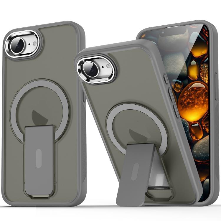 Acrylic Hybrid TPU MagSafe Holder Phone Case, For iPhone 16e Apple Accessories engacr5678 iPhone 16e - APEXEL INDIA - Mobile Lens - Mobile Camera Lens - Cellphone Accessories - Phone Lens - Smartphone Lens