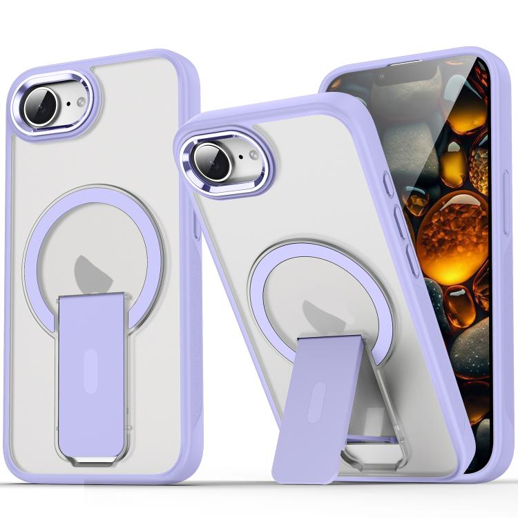 Acrylic Hybrid TPU MagSafe Holder Phone Case, For iPhone 16e Apple Accessories engacr5678 iPhone 16e - APEXEL INDIA - Mobile Lens - Mobile Camera Lens - Cellphone Accessories - Phone Lens - Smartphone Lens