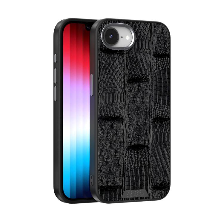 ABEEL Beast Pattern 6D Micro-Embossed MagSafe Genuine Leather Phone Case Apple Accessories - APEXEL INDIA - Mobile Lens - Mobile Camera Lens - Cellphone Accessories - Phone Lens - Smartphone Lens