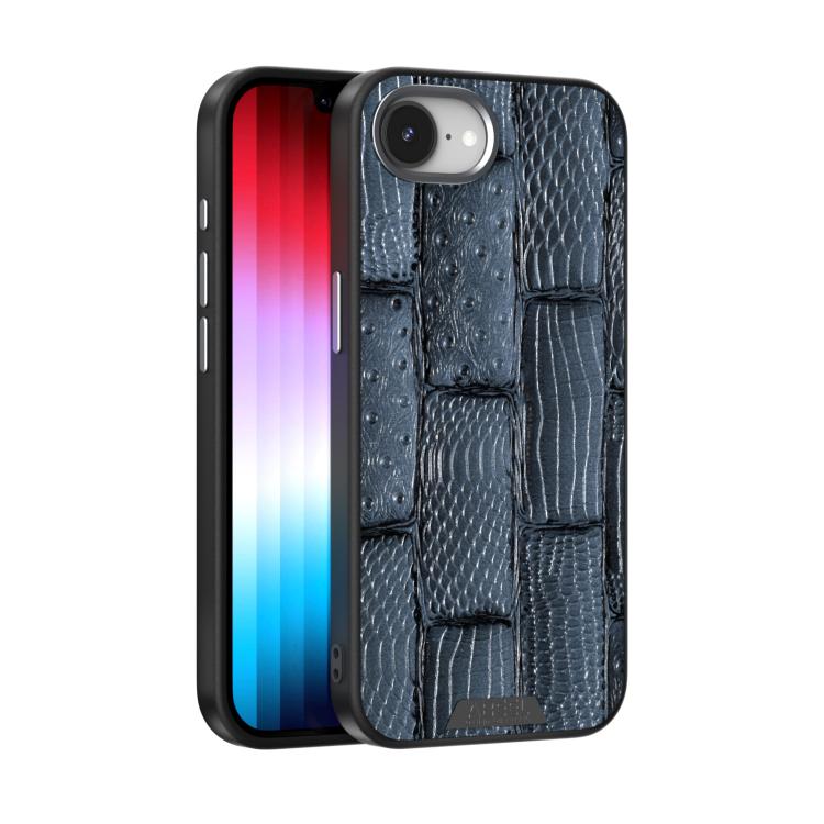 ABEEL Beast Pattern 6D Micro-Embossed MagSafe Genuine Leather Phone Case Apple Accessories - APEXEL INDIA - Mobile Lens - Mobile Camera Lens - Cellphone Accessories - Phone Lens - Smartphone Lens
