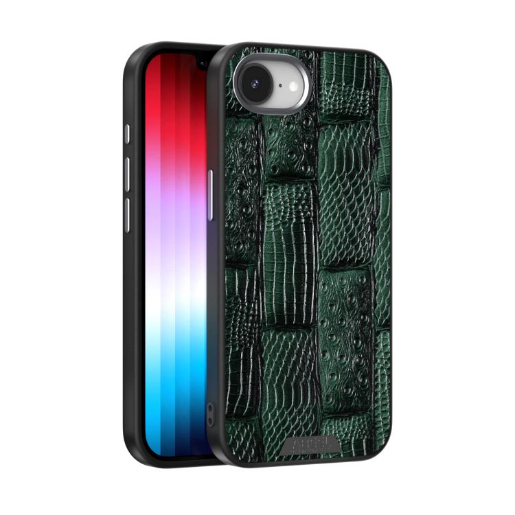 ABEEL Beast Pattern 6D Micro-Embossed MagSafe Genuine Leather Phone Case Apple Accessories - APEXEL INDIA - Mobile Lens - Mobile Camera Lens - Cellphone Accessories - Phone Lens - Smartphone Lens