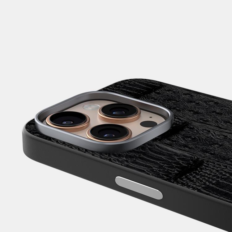 ABEEL Beast Pattern 6D Micro-Embossed MagSafe Genuine Leather Phone Case Apple Accessories - APEXEL INDIA - Mobile Lens - Mobile Camera Lens - Cellphone Accessories - Phone Lens - Smartphone Lens