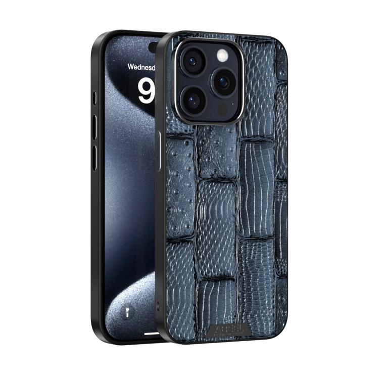 ABEEL Beast Pattern 6D Micro-Embossed MagSafe Genuine Leather Phone Case Apple Accessories - APEXEL INDIA - Mobile Lens - Mobile Camera Lens - Cellphone Accessories - Phone Lens - Smartphone Lens