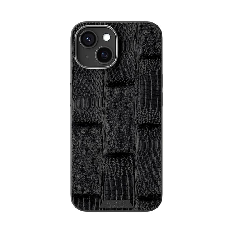 ABEEL Beast Pattern 6D Micro-Embossed MagSafe Genuine Leather Phone Case Apple Accessories - APEXEL INDIA - Mobile Lens - Mobile Camera Lens - Cellphone Accessories - Phone Lens - Smartphone Lens