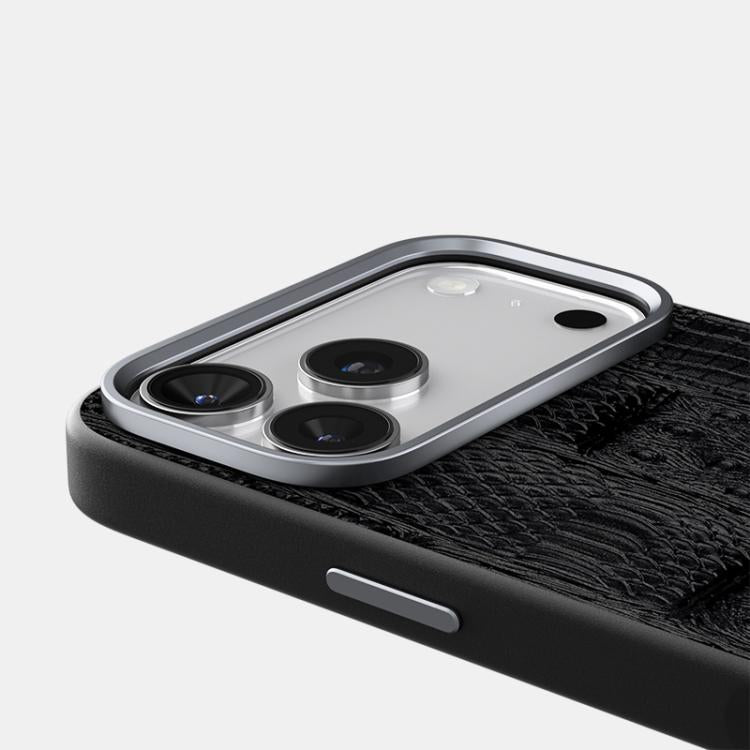 ABEEL Beast Pattern 6D Micro-Embossed MagSafe Genuine Leather Phone Case Apple Accessories - APEXEL INDIA - Mobile Lens - Mobile Camera Lens - Cellphone Accessories - Phone Lens - Smartphone Lens