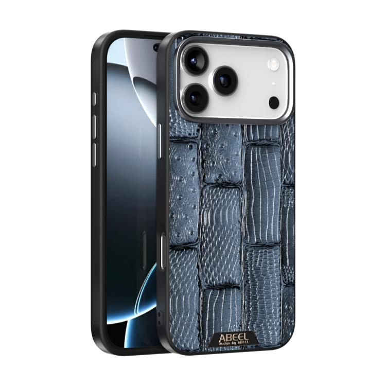 ABEEL Beast Pattern 6D Micro-Embossed MagSafe Genuine Leather Phone Case Apple Accessories - APEXEL INDIA - Mobile Lens - Mobile Camera Lens - Cellphone Accessories - Phone Lens - Smartphone Lens