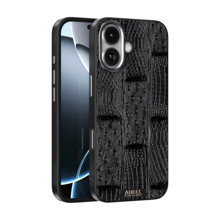ABEEL Beast Pattern 6D Micro-Embossed MagSafe Genuine Leather Phone Case Apple Accessories - APEXEL INDIA - Mobile Lens - Mobile Camera Lens - Cellphone Accessories - Phone Lens - Smartphone Lens