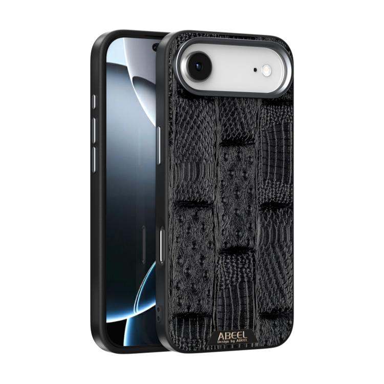 ABEEL Beast Pattern 6D Micro-Embossed MagSafe Genuine Leather Phone Case, For iPhone 17 Pro Max, For iPhone 17 Pro, For iPhone 17, For iPhone Air, For iPhone 16e, For iPhone 16 Pro Max Apple Accessories engabe6176 - APEXEL INDIA - Mobile Lens - Mobile Camera Lens - Cellphone Accessories - Phone Lens - Smartphone Lens
