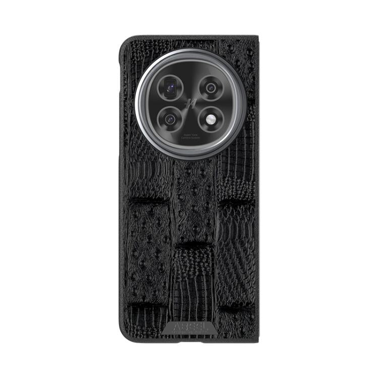 ABEEL Beast Pattern 6D Micro-Embossed MagSafe Genuine Leather Phone Case, For OPPO Find N5 OnePlus & OPPO Accessories - APEXEL INDIA - Mobile Lens - Mobile Camera Lens - Cellphone Accessories - Phone Lens - Smartphone Lens
