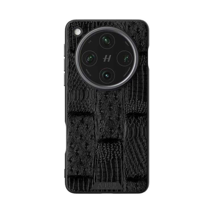 ABEEL Beast Pattern 6D Micro-Embossed MagSafe Genuine Leather Phone Case, For OPPO Find X8 Pro OnePlus & OPPO Accessories - APEXEL INDIA - Mobile Lens - Mobile Camera Lens - Cellphone Accessories - Phone Lens - Smartphone Lens