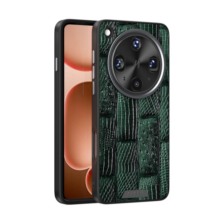 ABEEL Beast Pattern 6D Micro-Embossed MagSafe Genuine Leather Phone Case engabe5996 OnePlus & OPPO Accessories - APEXEL INDIA - Mobile Lens - Mobile Camera Lens - Cellphone Accessories - Phone Lens - Smartphone Lens