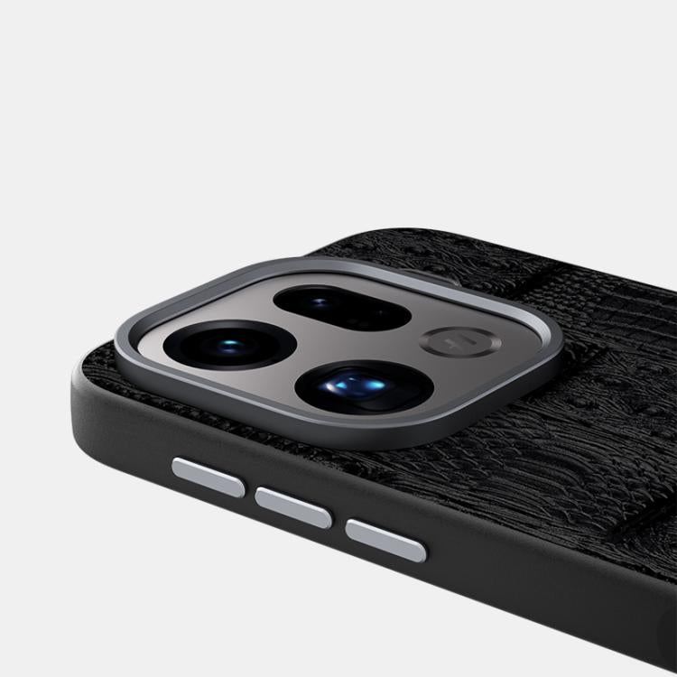 ABEEL Beast Pattern 6D Micro-Embossed MagSafe Genuine Leather Phone Case engabe5996 OnePlus & OPPO Accessories - APEXEL INDIA - Mobile Lens - Mobile Camera Lens - Cellphone Accessories - Phone Lens - Smartphone Lens