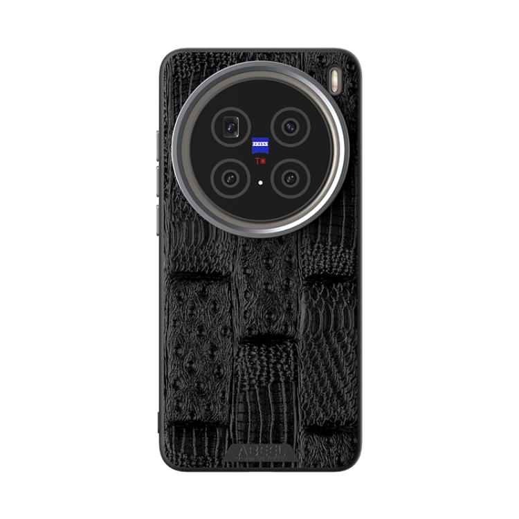 ABEEL Beast Pattern 6D Micro-Embossed MagSafe Genuine Leather Phone Case, For vivo X200 Pro OnePlus & OPPO Accessories - APEXEL INDIA - Mobile Lens - Mobile Camera Lens - Cellphone Accessories - Phone Lens - Smartphone Lens