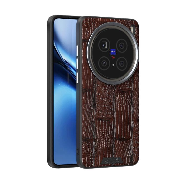 ABEEL Beast Pattern 6D Micro-Embossed MagSafe Genuine Leather Phone Case engabe5997 OnePlus & OPPO Accessories - APEXEL INDIA - Mobile Lens - Mobile Camera Lens - Cellphone Accessories - Phone Lens - Smartphone Lens