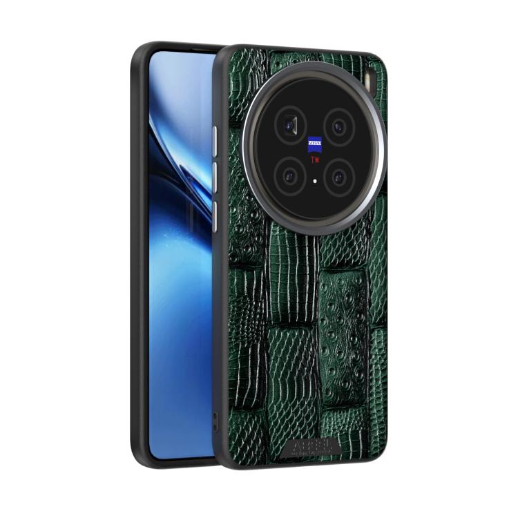 ABEEL Beast Pattern 6D Micro-Embossed MagSafe Genuine Leather Phone Case engabe5997 OnePlus & OPPO Accessories - APEXEL INDIA - Mobile Lens - Mobile Camera Lens - Cellphone Accessories - Phone Lens - Smartphone Lens