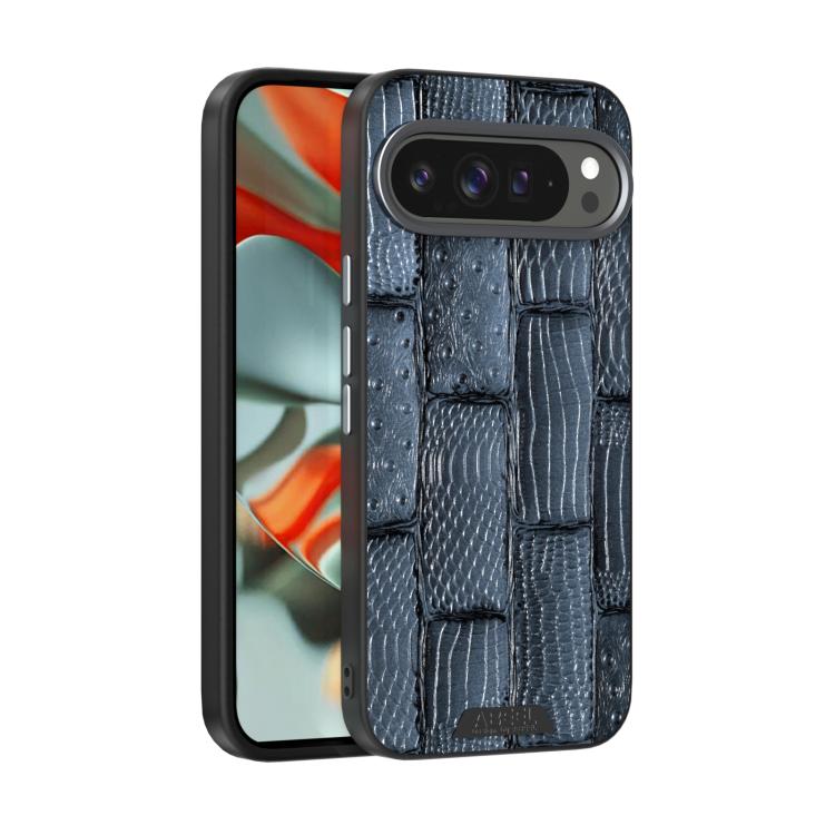 ABEEL Beast Pattern 6D Micro-Embossed MagSafe Genuine Leather Phone Case, For Google Pixel 9a, For Google Pixel 9 Pro XL, For Google Pixel 9 / 9 Pro engabe3806 Mobile Accessories - APEXEL INDIA - Mobile Lens - Mobile Camera Lens - Cellphone Accessories - Phone Lens - Smartphone Lens