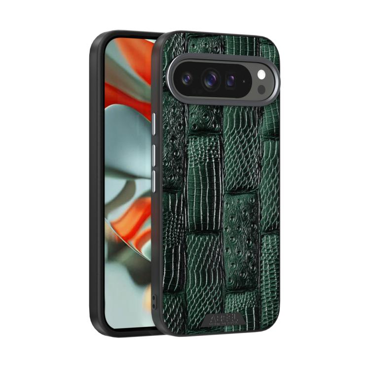 ABEEL Beast Pattern 6D Micro-Embossed MagSafe Genuine Leather Phone Case, For Google Pixel 9a, For Google Pixel 9 Pro XL, For Google Pixel 9 / 9 Pro engabe3806 Mobile Accessories - APEXEL INDIA - Mobile Lens - Mobile Camera Lens - Cellphone Accessories - Phone Lens - Smartphone Lens