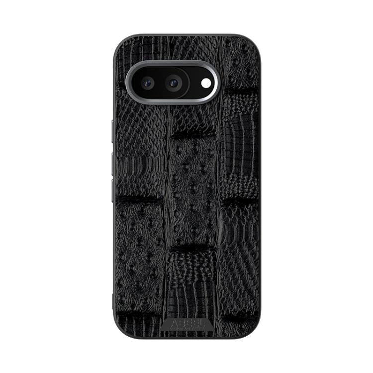 ABEEL Beast Pattern 6D Micro-Embossed MagSafe Genuine Leather Phone Case, For Google Pixel 9a, For Google Pixel 9 Pro XL, For Google Pixel 9 / 9 Pro engabe3806 Mobile Accessories - APEXEL INDIA - Mobile Lens - Mobile Camera Lens - Cellphone Accessories - Phone Lens - Smartphone Lens