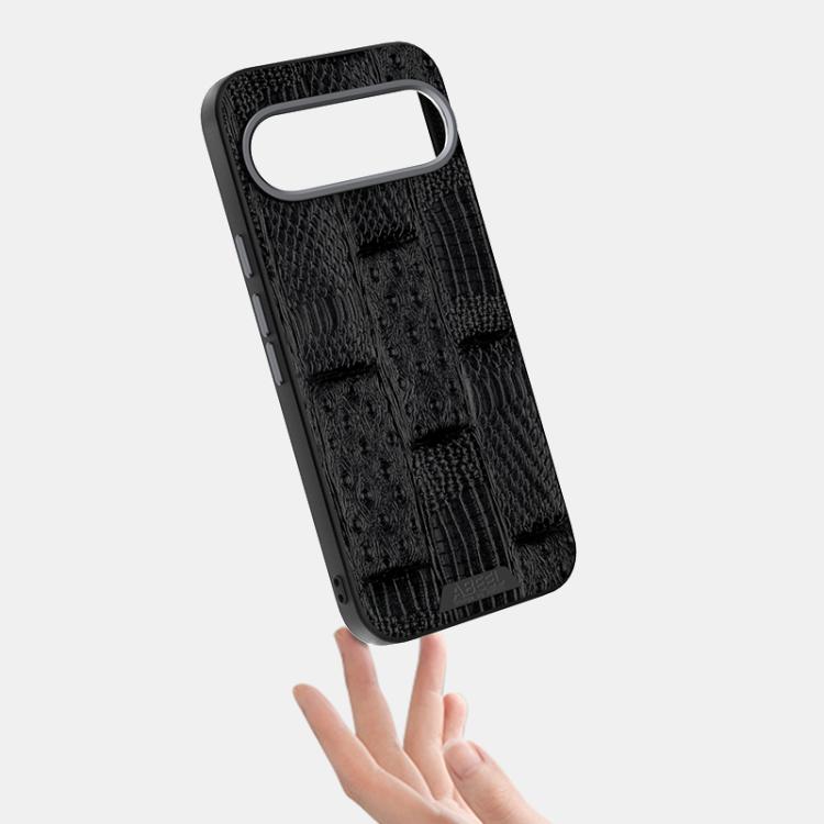 ABEEL Beast Pattern 6D Micro-Embossed MagSafe Genuine Leather Phone Case, For Google Pixel 9a, For Google Pixel 9 Pro XL, For Google Pixel 9 / 9 Pro engabe3806 Mobile Accessories - APEXEL INDIA - Mobile Lens - Mobile Camera Lens - Cellphone Accessories - Phone Lens - Smartphone Lens