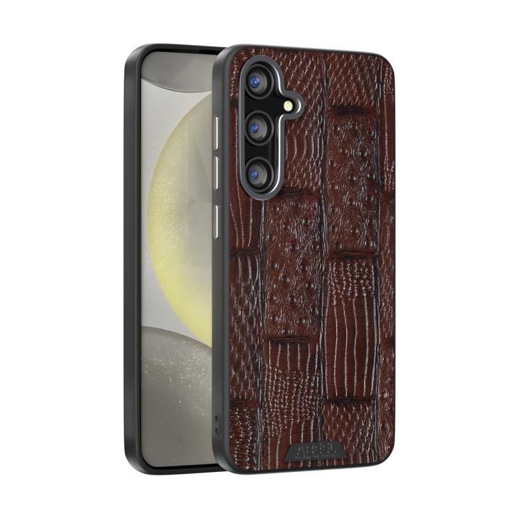 ABEEL Beast Pattern 6D Micro-Embossed MagSafe Genuine Leather Phone Case, For Samsung Galaxy S24+ 5G, For Samsung Galaxy S24 5G Samsung Accessories - APEXEL INDIA - Mobile Lens - Mobile Camera Lens - Cellphone Accessories - Phone Lens - Smartphone Lens
