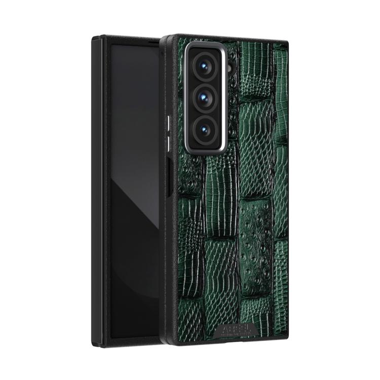 ABEEL Beast Pattern 6D Micro-Embossed MagSafe Genuine Leather Phone Case Samsung Accessories - APEXEL INDIA - Mobile Lens - Mobile Camera Lens - Cellphone Accessories - Phone Lens - Smartphone Lens