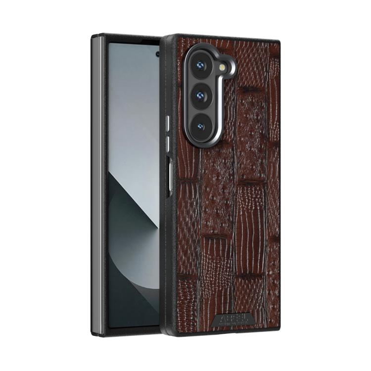 ABEEL Beast Pattern 6D Micro-Embossed MagSafe Genuine Leather Phone Case Samsung Accessories - APEXEL INDIA - Mobile Lens - Mobile Camera Lens - Cellphone Accessories - Phone Lens - Smartphone Lens