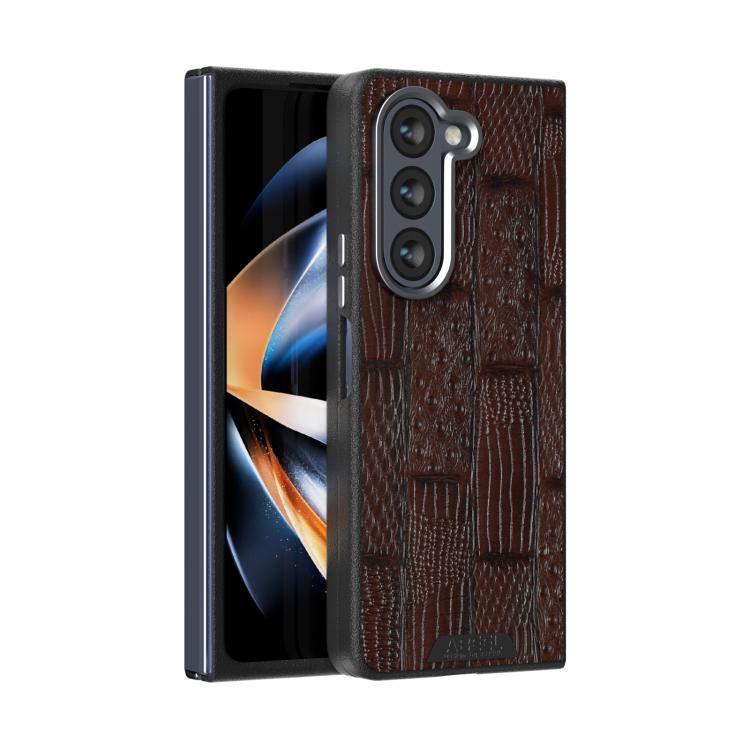 ABEEL Beast Pattern 6D Micro-Embossed MagSafe Genuine Leather Phone Case Samsung Accessories - APEXEL INDIA - Mobile Lens - Mobile Camera Lens - Cellphone Accessories - Phone Lens - Smartphone Lens