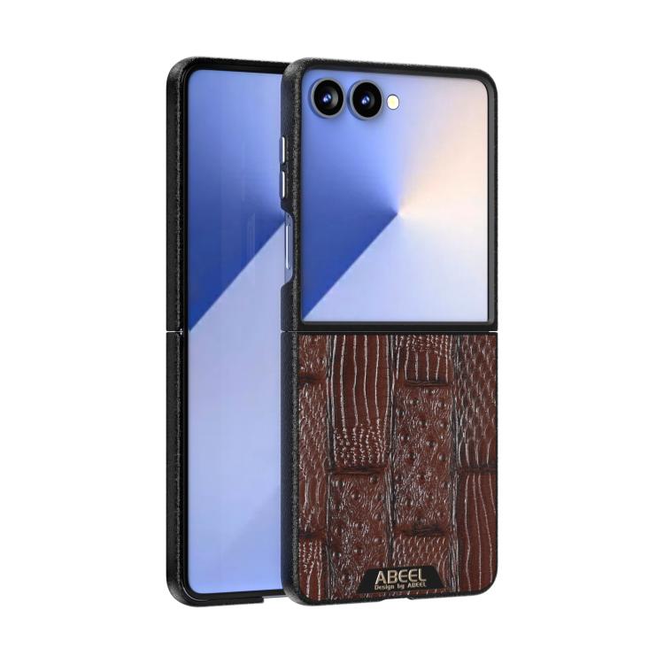 ABEEL Beast Pattern 6D Micro-Embossed MagSafe Genuine Leather Phone Case Samsung Accessories - APEXEL INDIA - Mobile Lens - Mobile Camera Lens - Cellphone Accessories - Phone Lens - Smartphone Lens